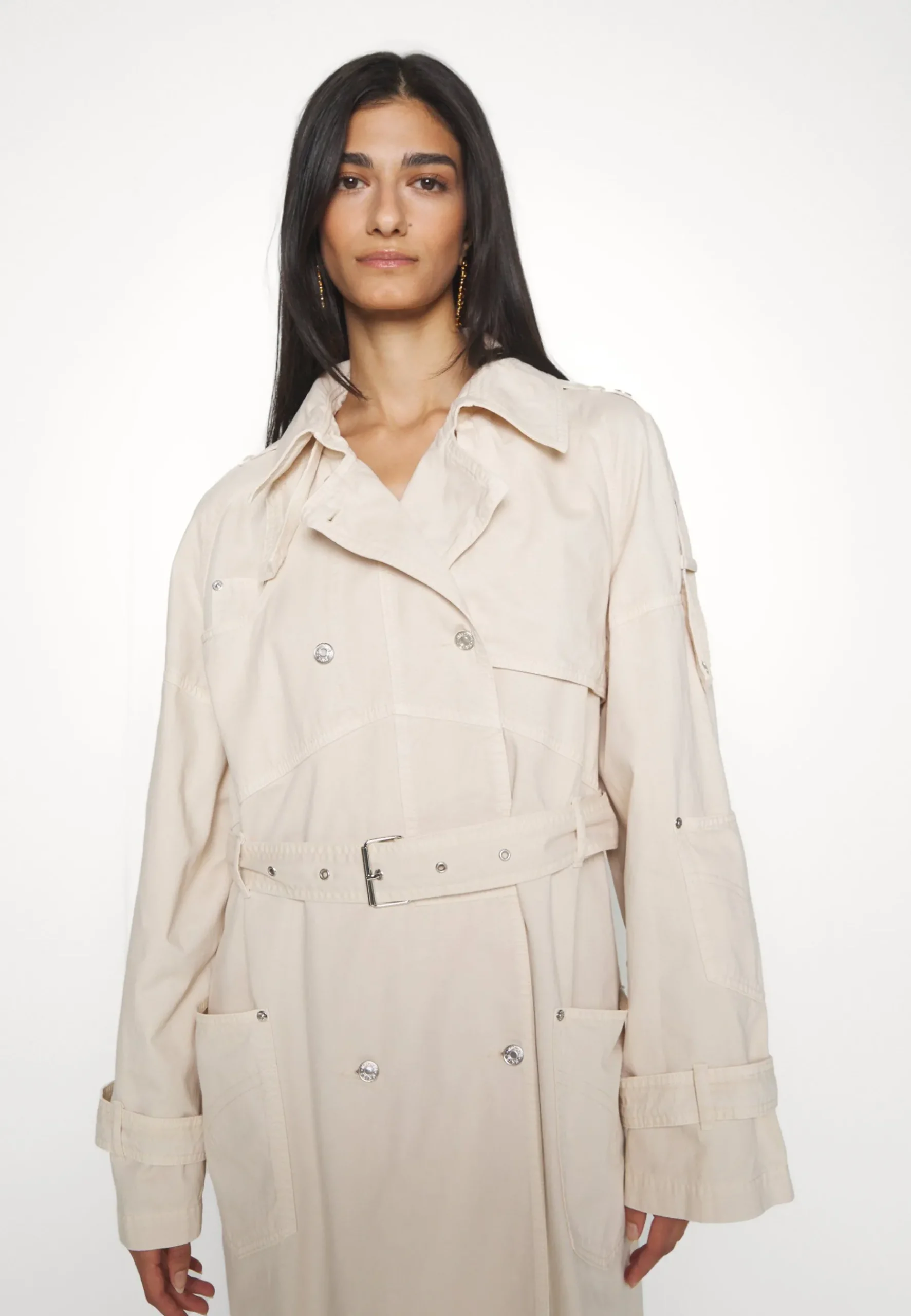 Long Jacket - Trench|MOSCHINO JEANS Cheap