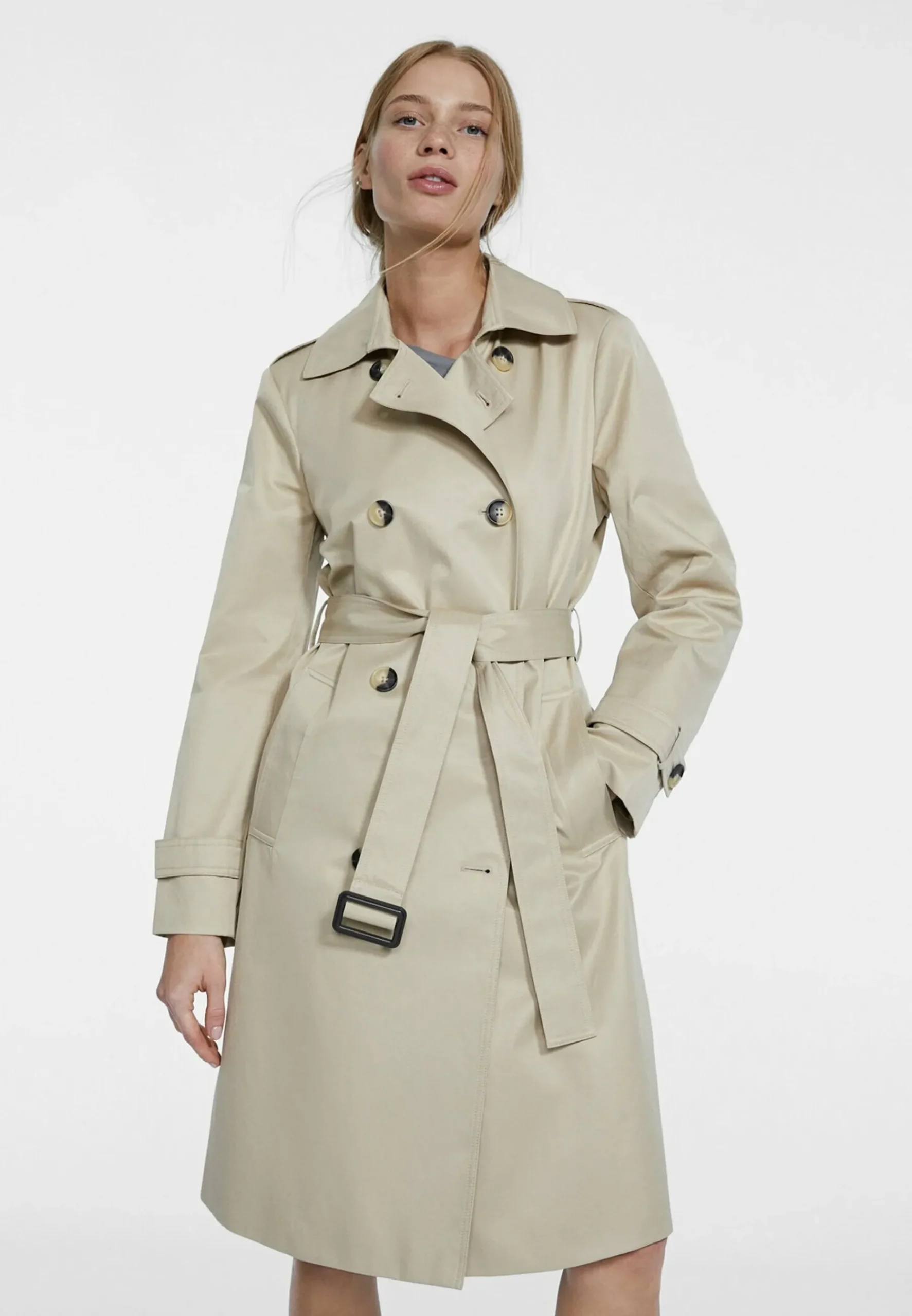 Long Reinforced - Trench|Stradivarius Cheap