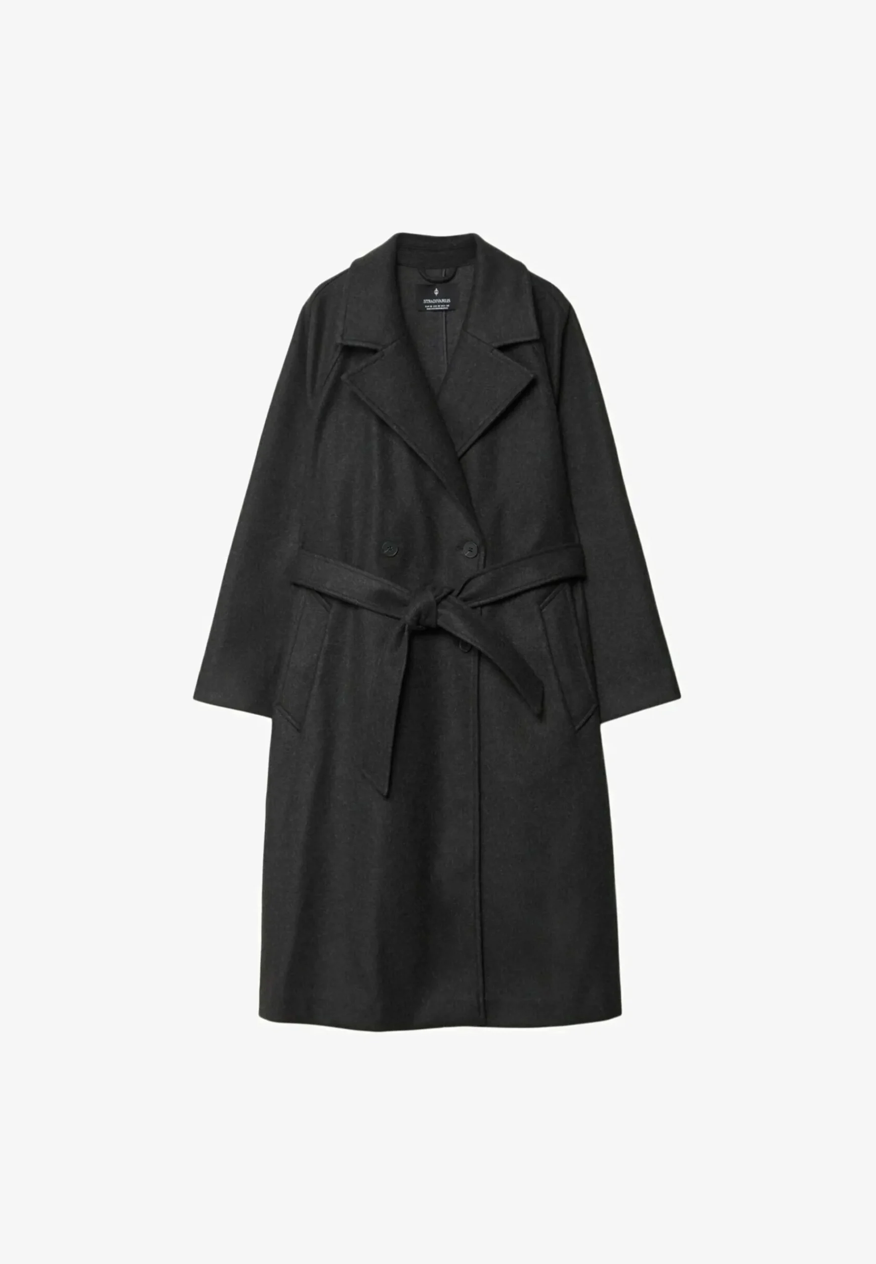 Long Soft-Touch - Trench|Stradivarius Clearance
