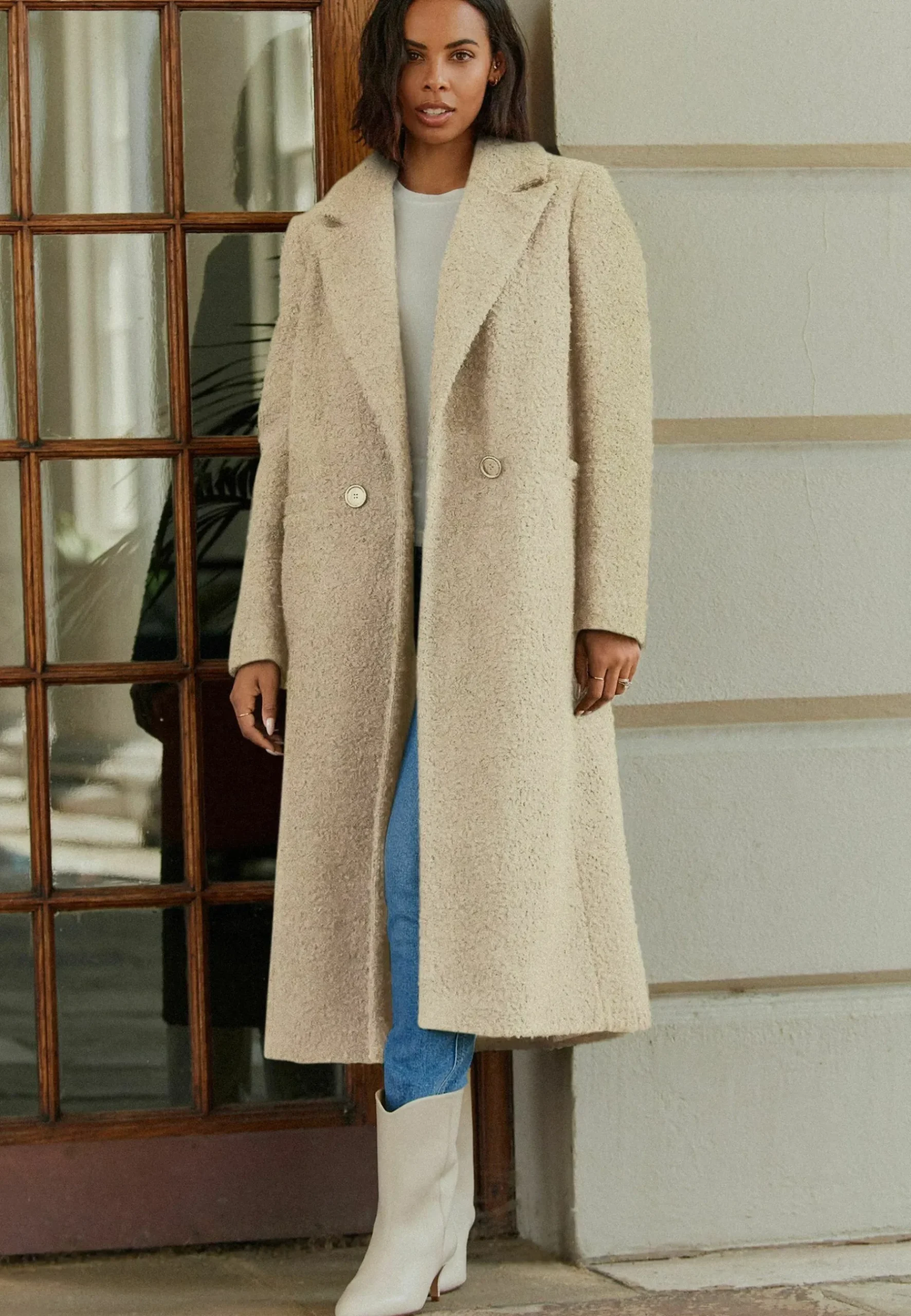 Longline Boucle - Manteau Classique|Next Hot