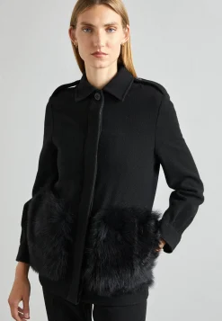 Maci Car Short With Pockets - Manteau Court|STUDIO ID Outlet