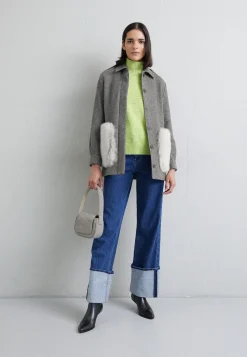 Maci Car Short With Pockets - Manteau Court|STUDIO ID New