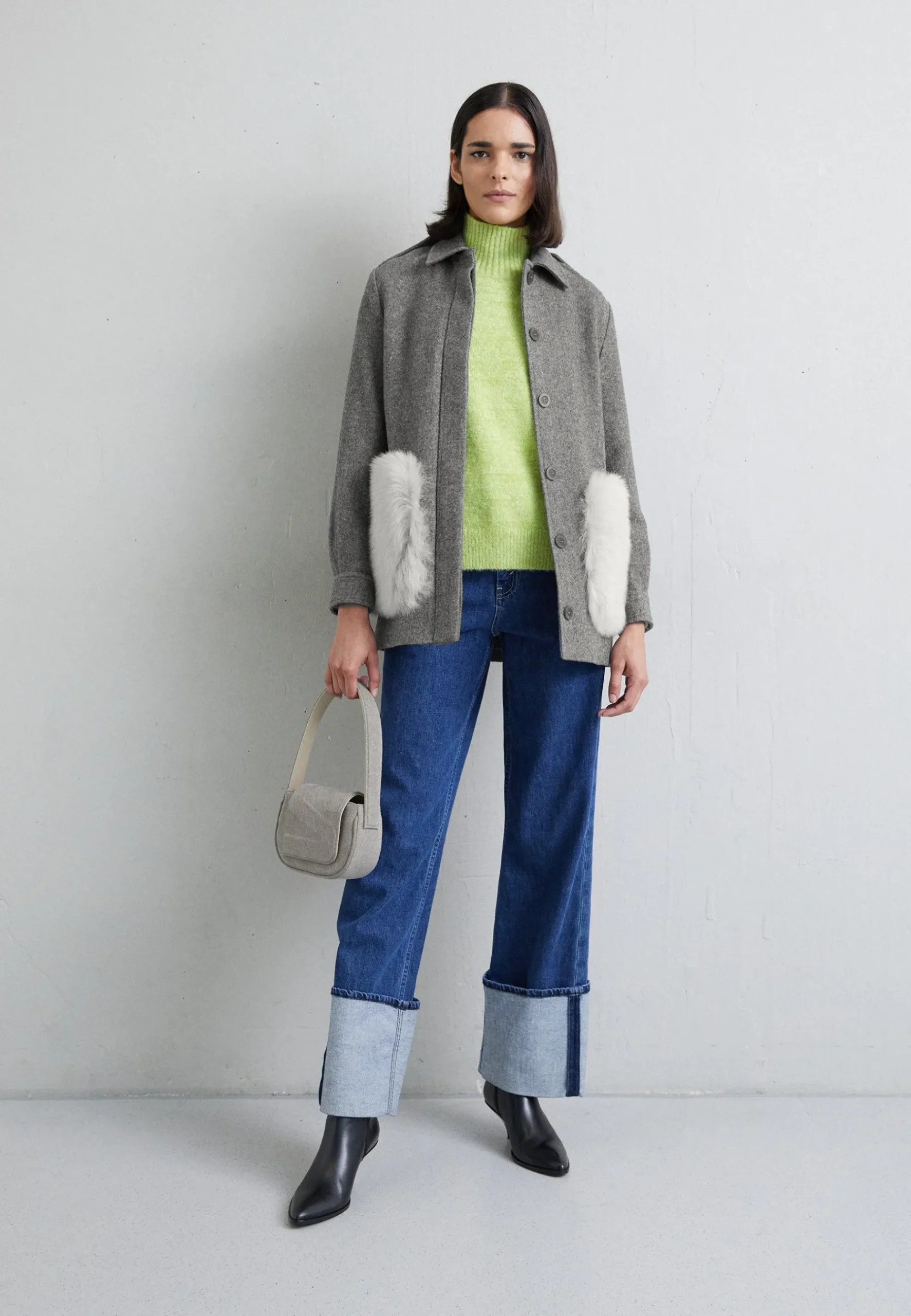 Maci Car Short With Pockets - Manteau Court|STUDIO ID New