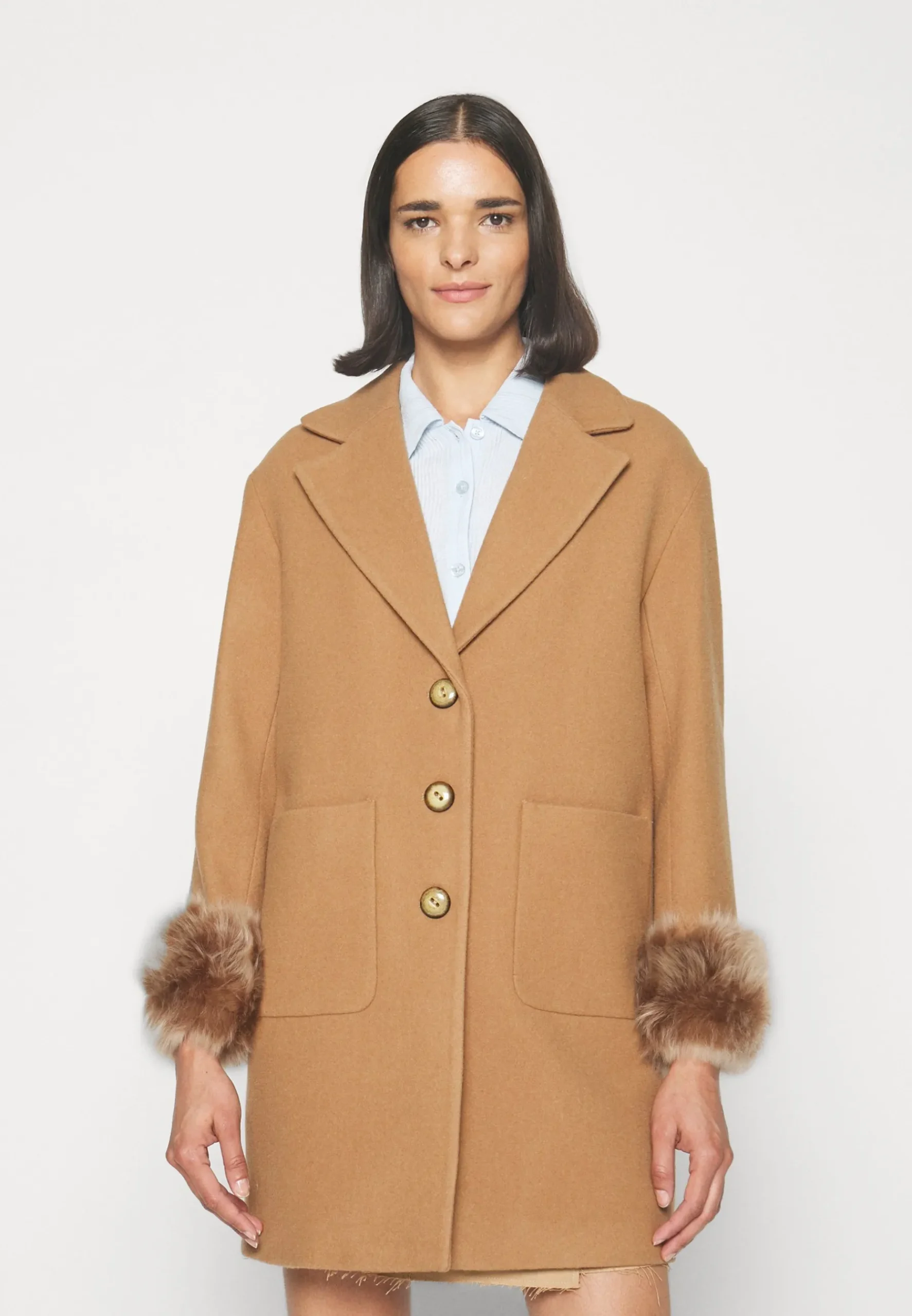 Maggi Car Coat Short With Cuffs - Manteau Court|STUDIO ID Cheap