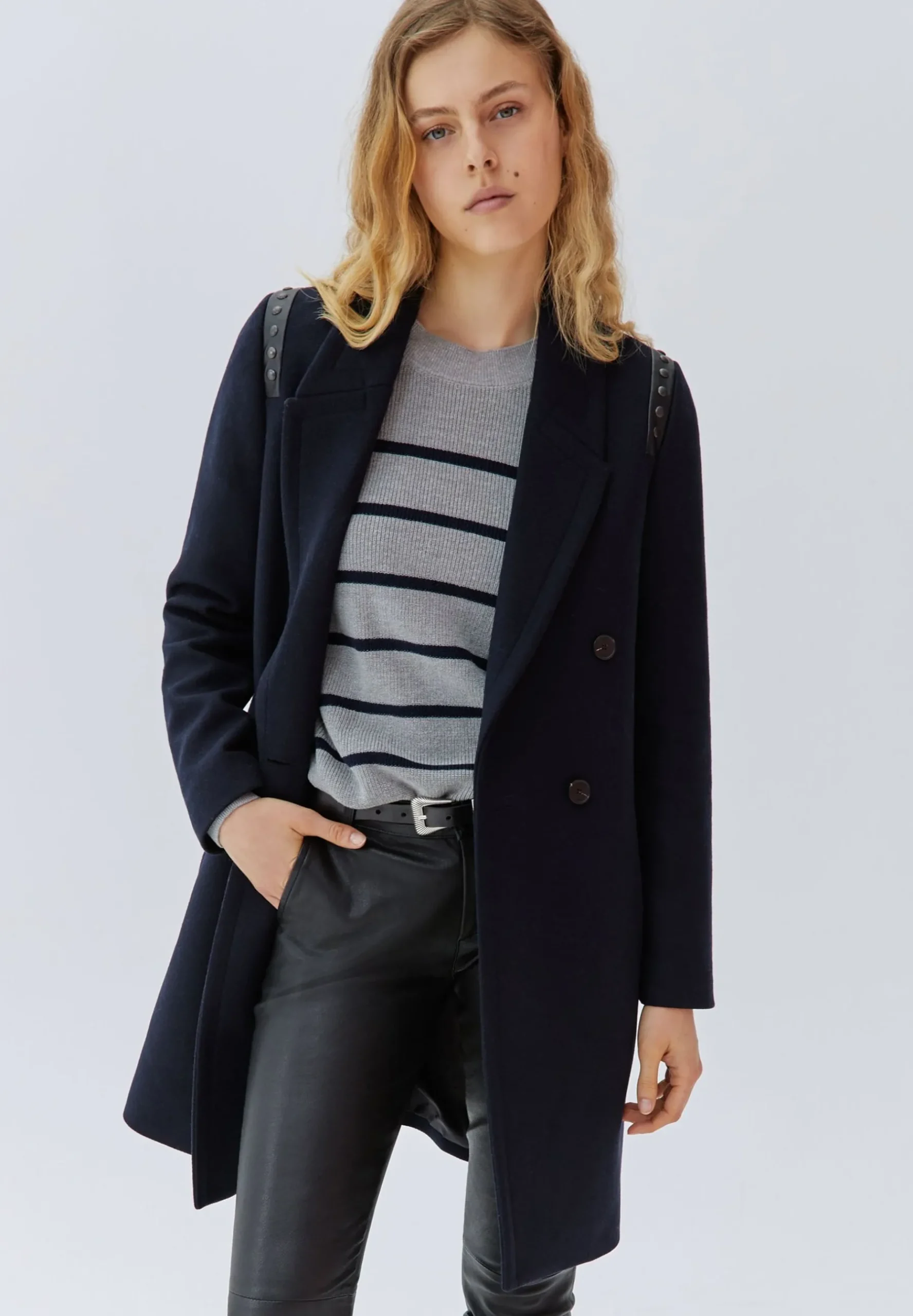 Manteau Ta Straight - Manteau Classique|IKKS Outlet