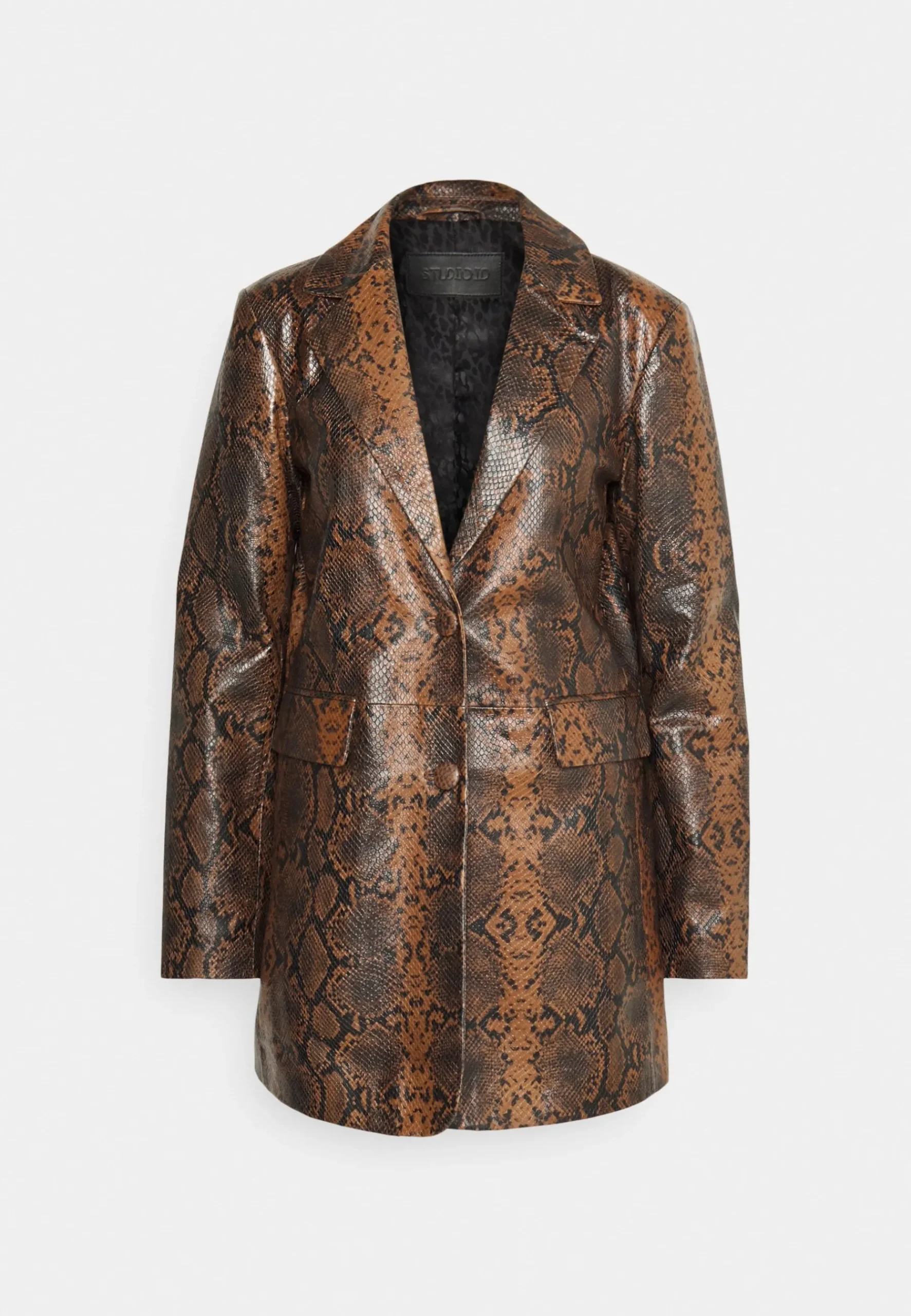 Marina Snakeskin - Manteau Court|STUDIO ID Best