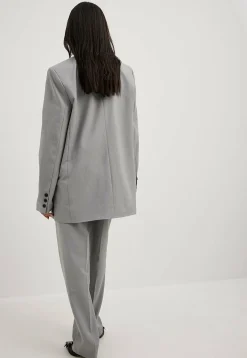 Melange In Oversize Mit Drei Knopfen - Manteau Court|NA-KD Best Sale