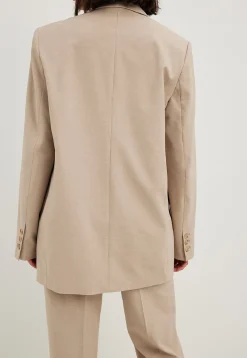 Melange In Oversize Mit Drei Knopfen - Manteau Court|NA-KD Hot