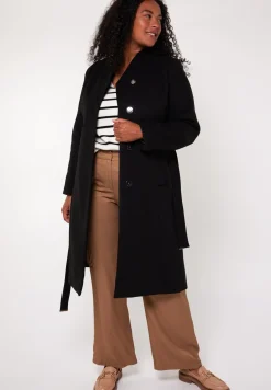Met Kraag - Manteau Classique|MS Mode Outlet