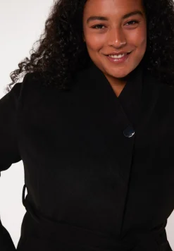 Met Kraag - Manteau Classique|MS Mode Outlet
