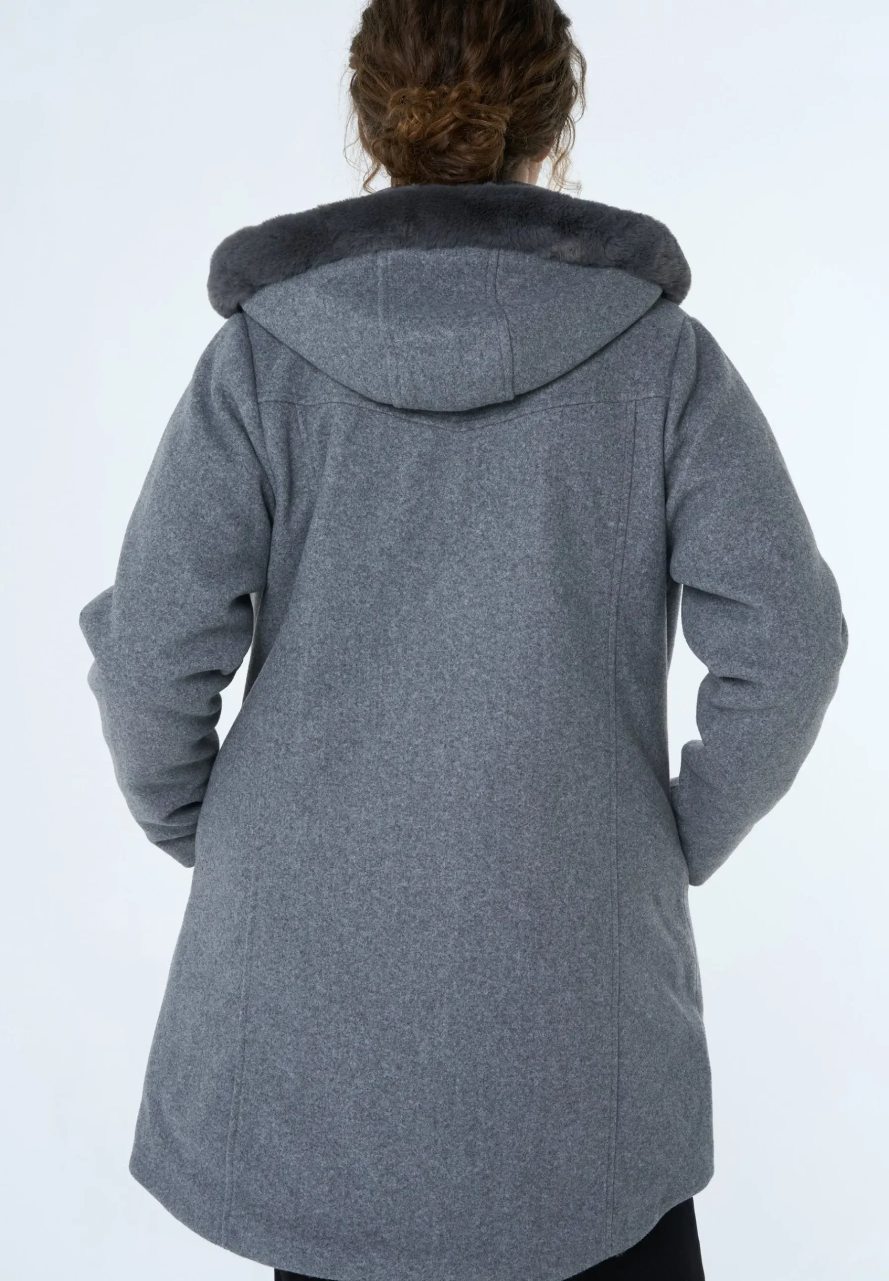 Met Wol Look - Manteau Court|MS Mode Hot