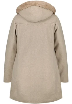 Met Wol Look - Manteau Court|MS Mode Outlet