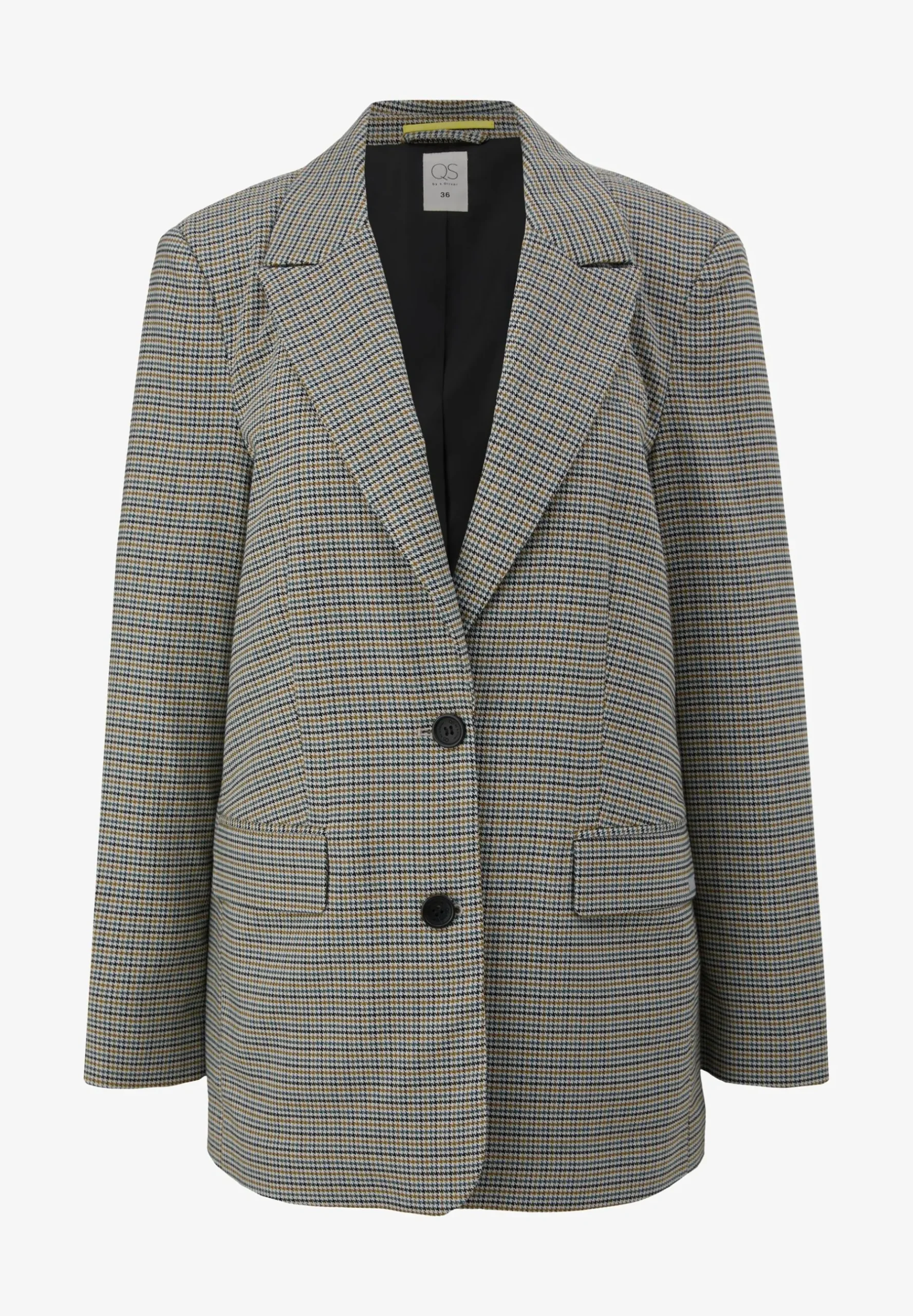 Mit Hahnentritt - Manteau Court|QS by s.Oliver Discount