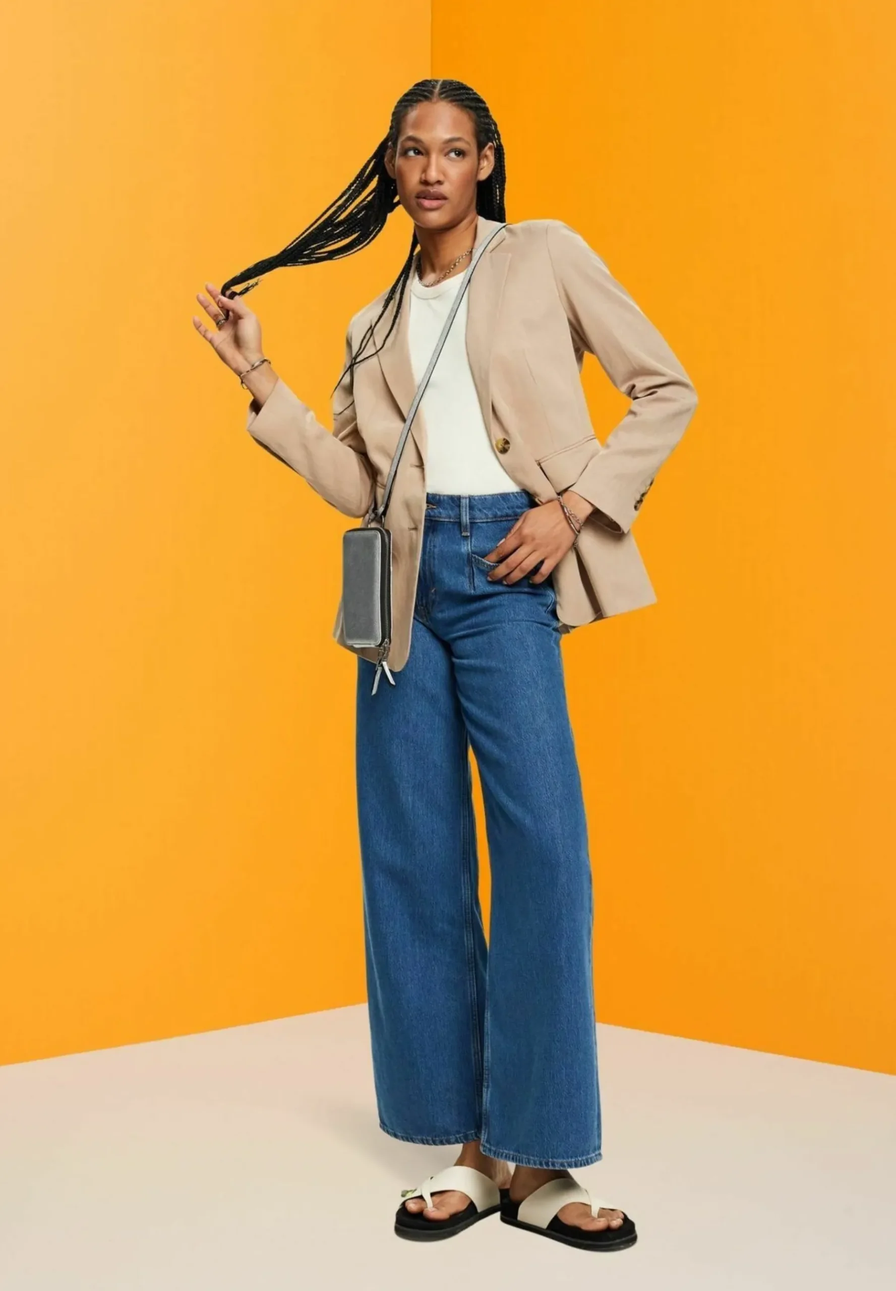Mit Leinen - Manteau Court|Esprit Collection Cheap