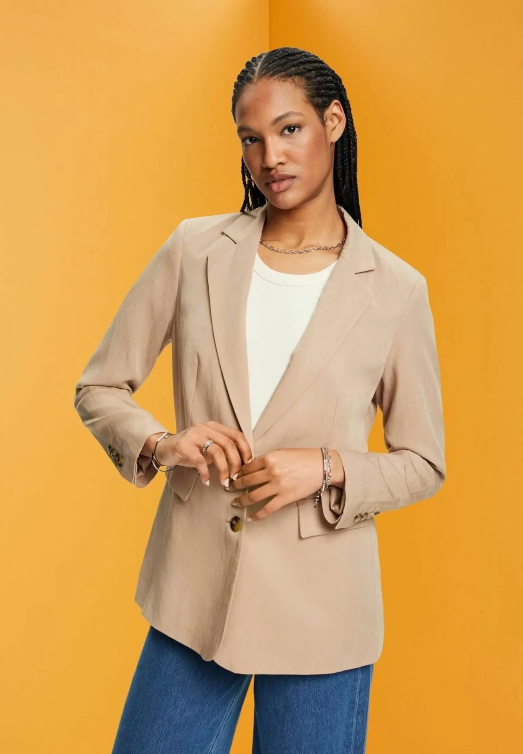 Mit Leinen - Manteau Court|Esprit Collection Cheap