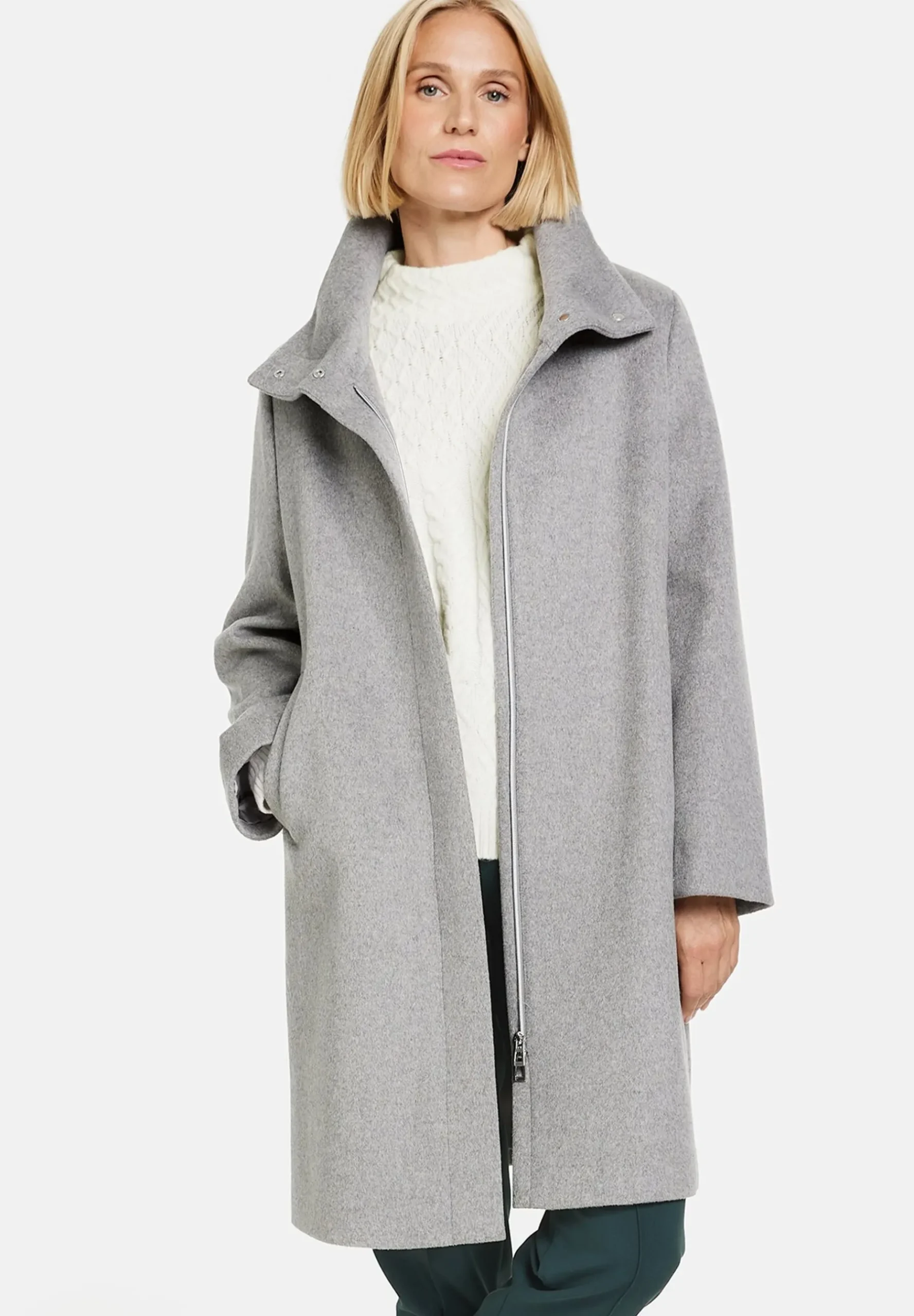 Mit Verdeckter Leiste - Manteau Classique|Gerry Weber Clearance