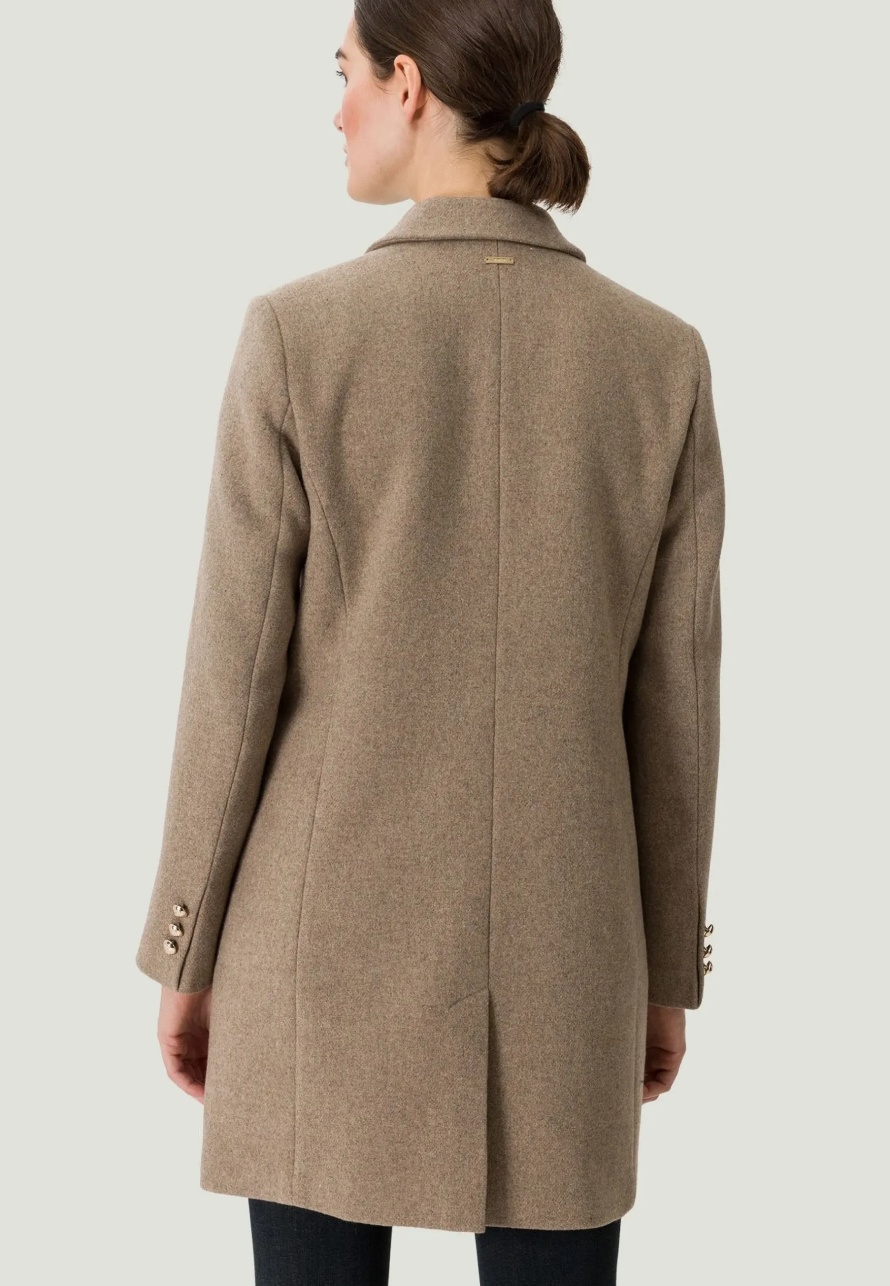 Mit Zierknopfen - Manteau Court|zero Best Sale