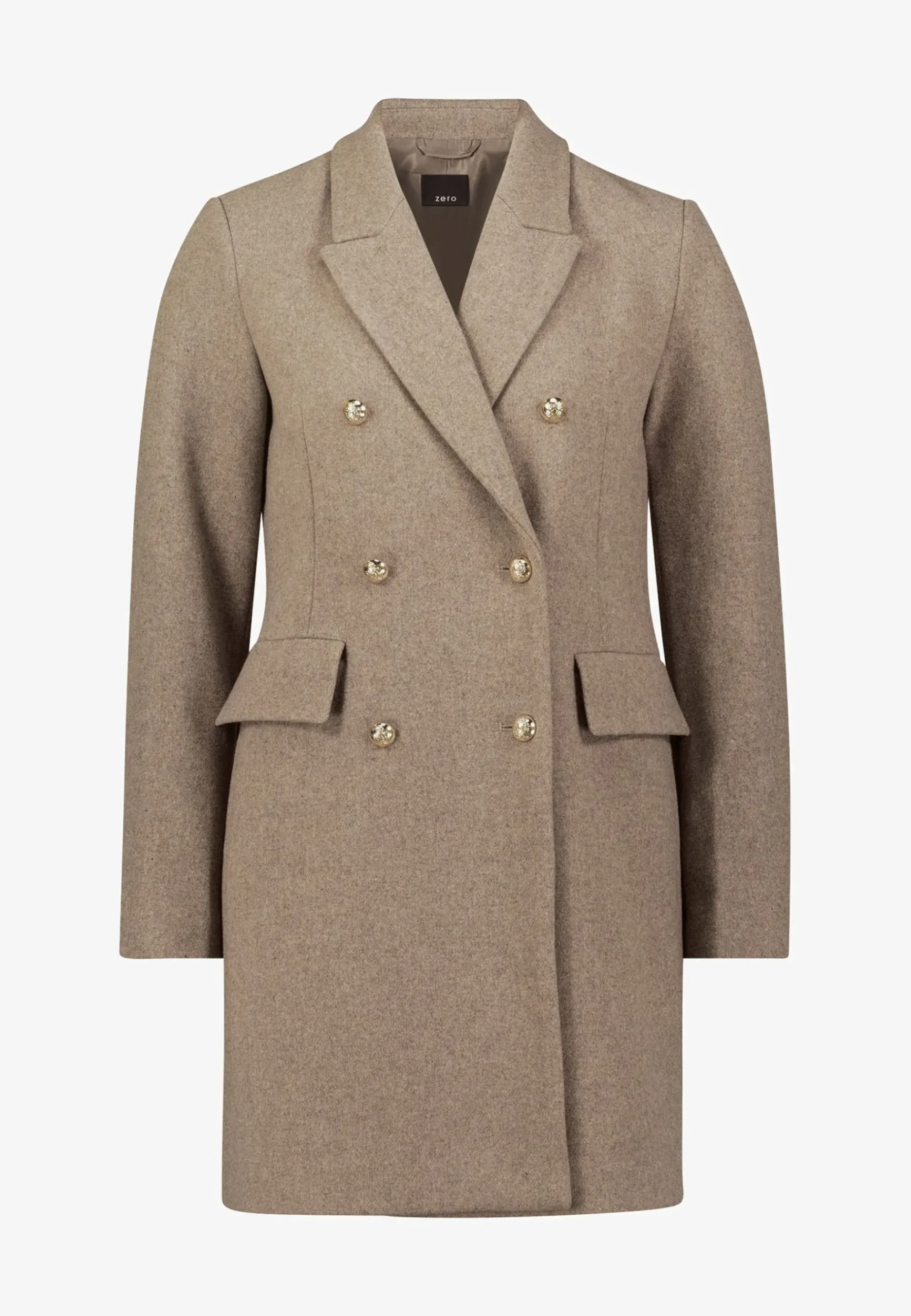 Mit Zierknopfen - Manteau Court|zero Best Sale