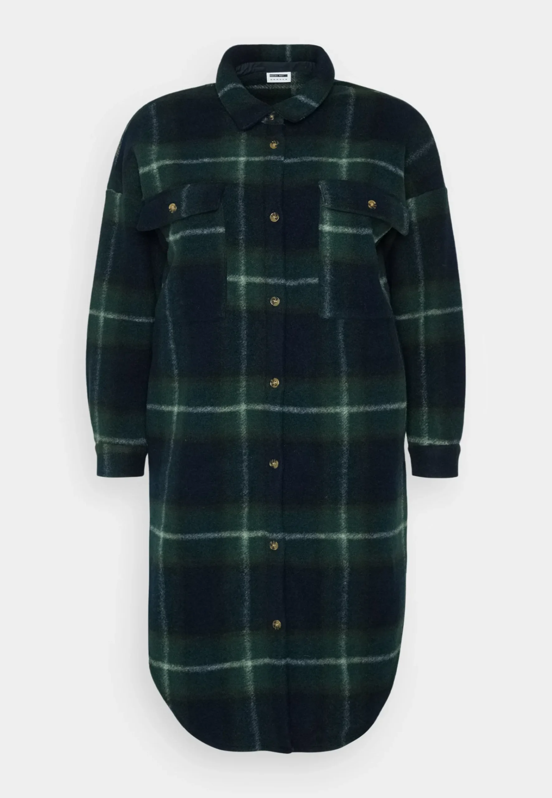 Nmjonas Long Shacket Curve - Manteau Classique|Noisy May Curve Cheap