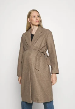 Olmtrillion Long Belt Coatigan - Manteau Classique|ONLY MATERNITY Shop