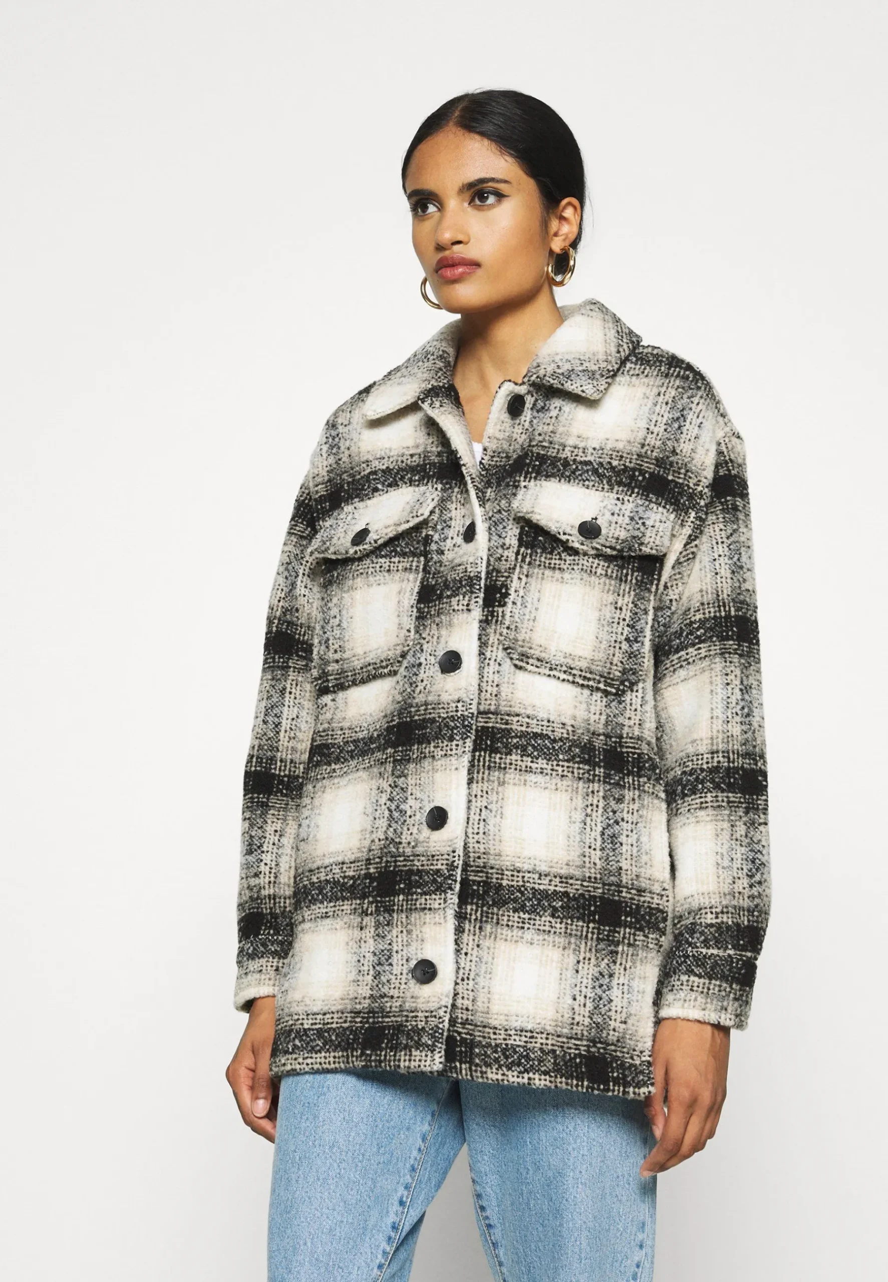 Onlallison Check - Manteau Court|ONLY Flash Sale