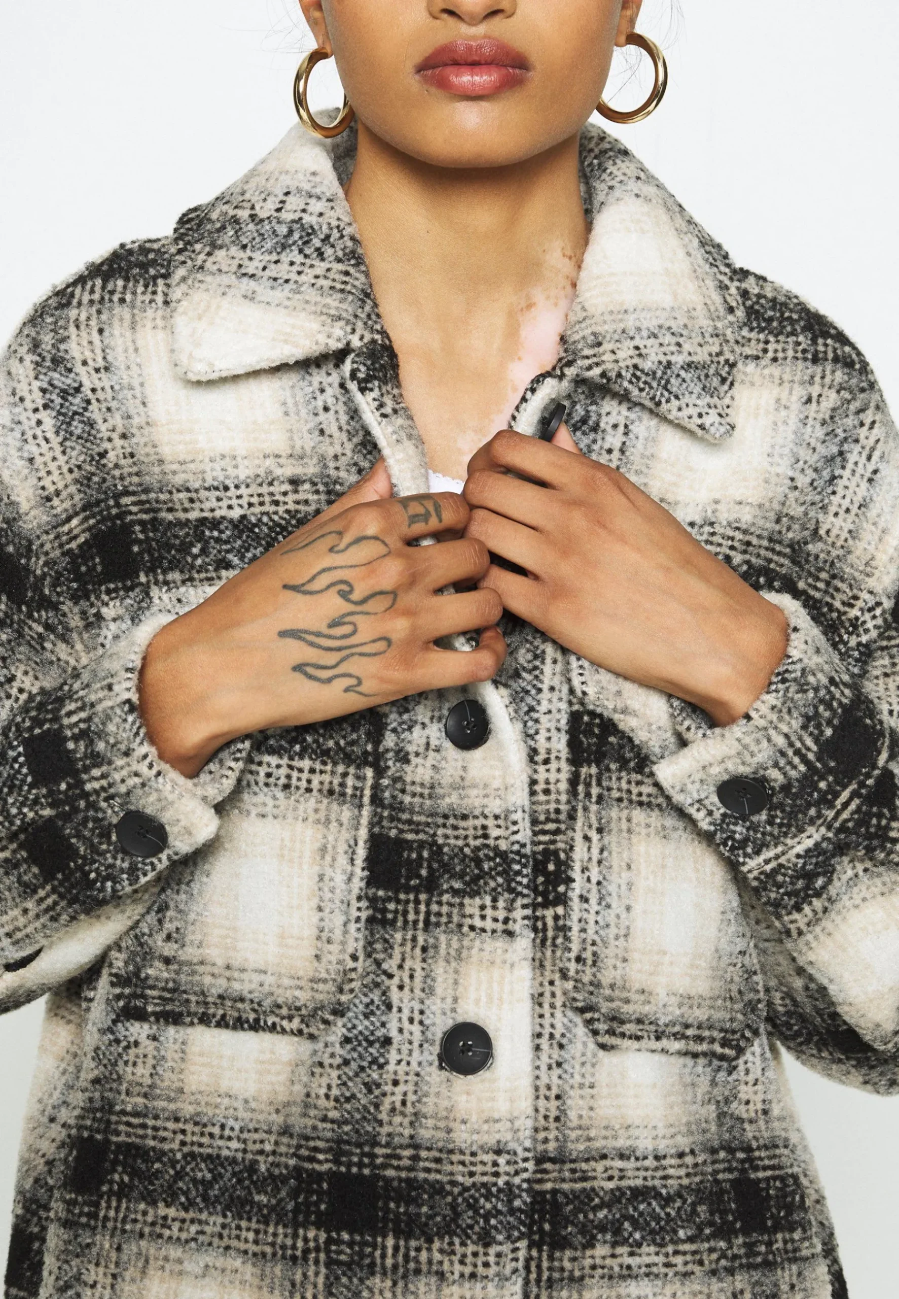 Onlallison Check - Manteau Court|ONLY Flash Sale