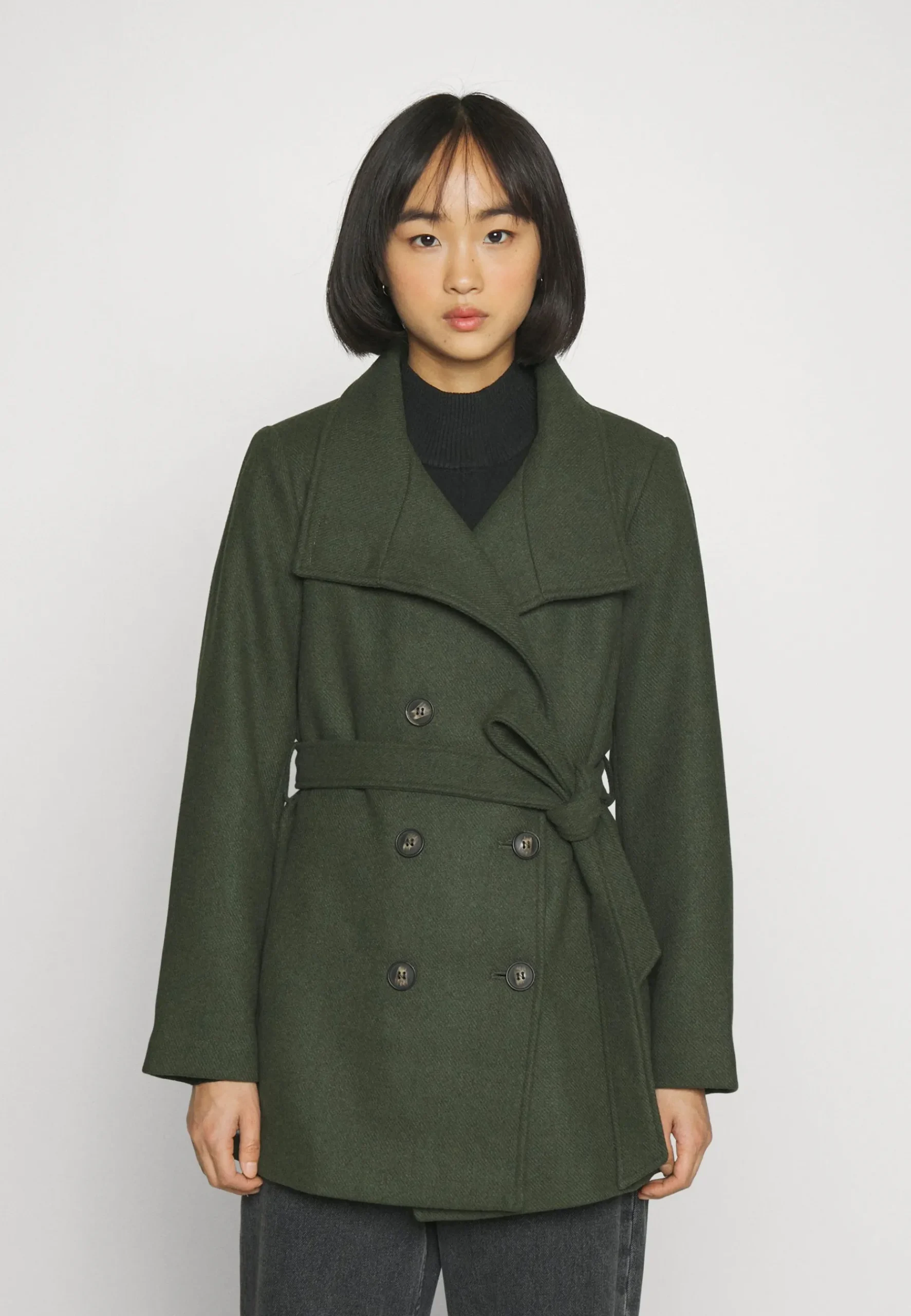 Onlmedina Short Belted Coat - Manteau Court|ONLY Petite Discount