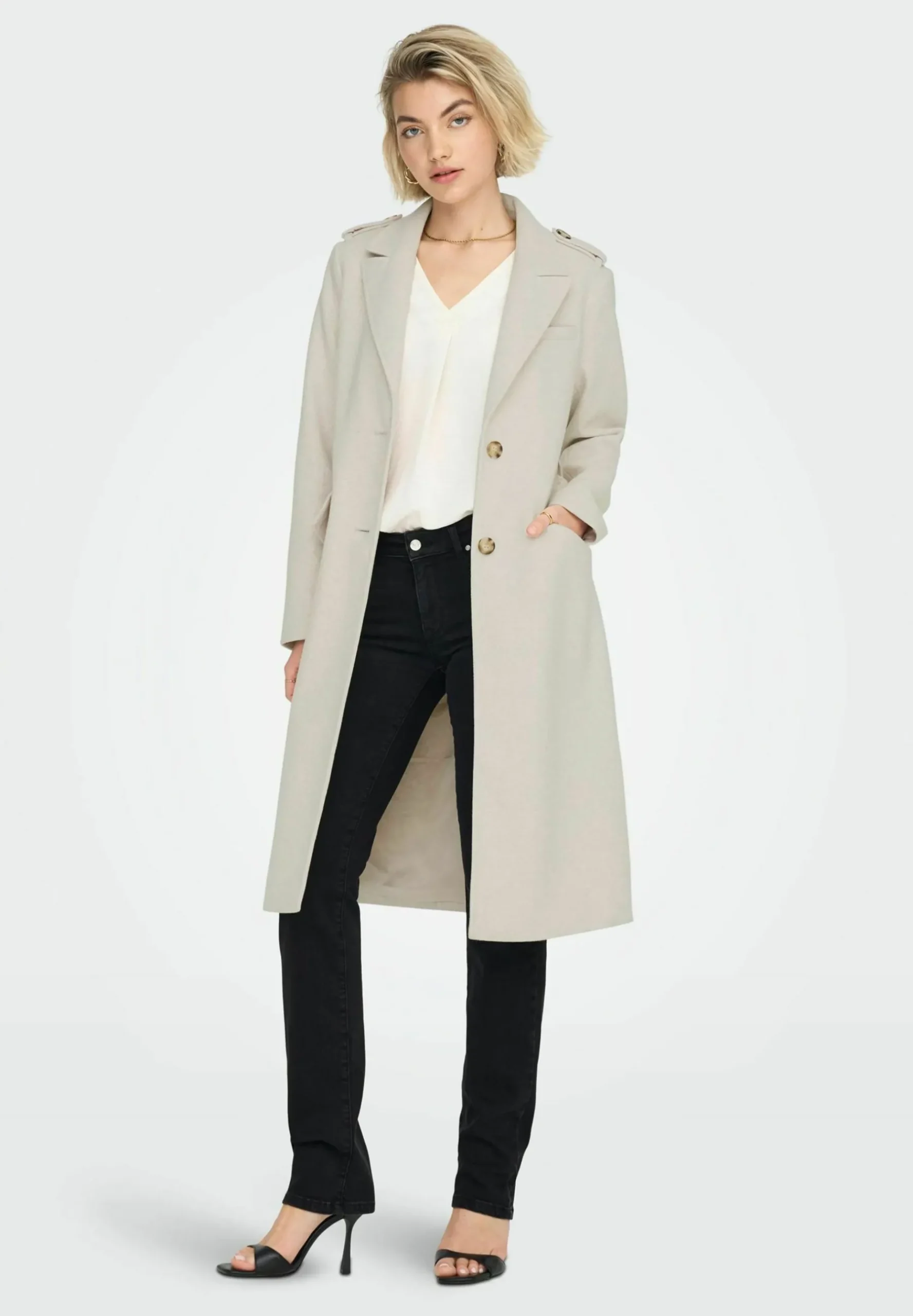 Onlsif Filippa Life Belted Cc Otw - Trench|ONLY Cheap