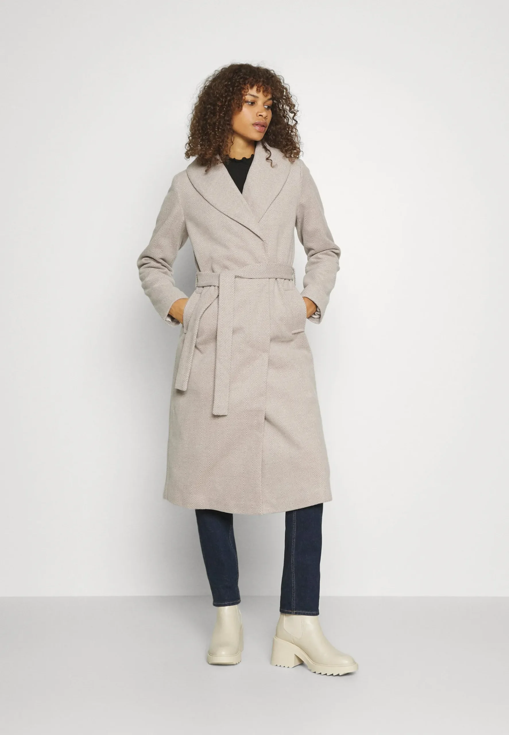 Onlsille Long Wrap Coat - Manteau Classique|ONLY Tall Flash Sale