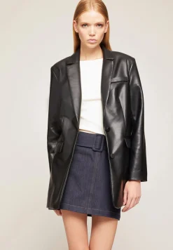 Over In Similpelle - Manteau Court|Motivi Best