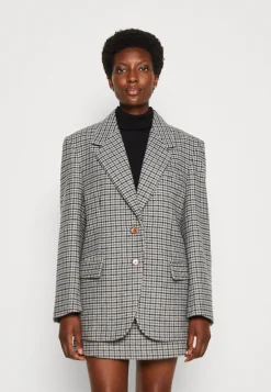 Oversized Check - Manteau Court|Tommy Hilfiger Best Sale