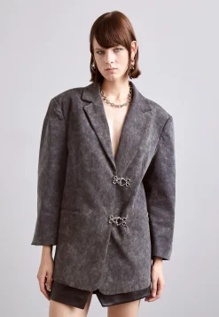 Oversized Tailored Jacket - Manteau Court|Elleme Shop