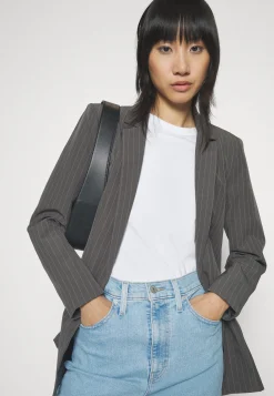 Pcbossy Loose Striped Blazer - Manteau Court|Pieces Flash Sale