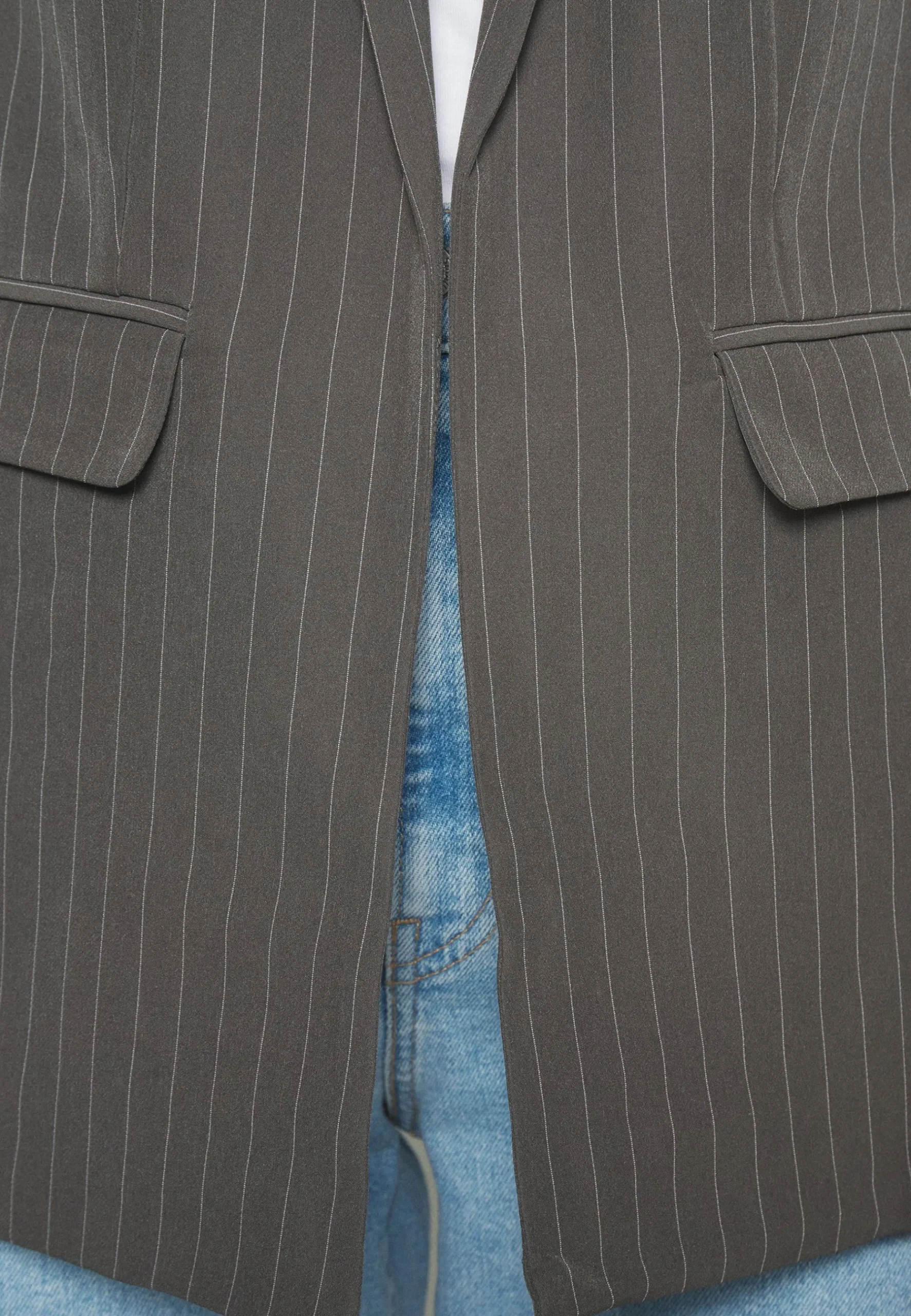 Pcbossy Loose Striped Blazer - Manteau Court|Pieces Flash Sale