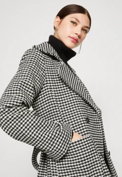 Pcjoannes Checked Coat Belt - Manteau Classique|Pieces Shop