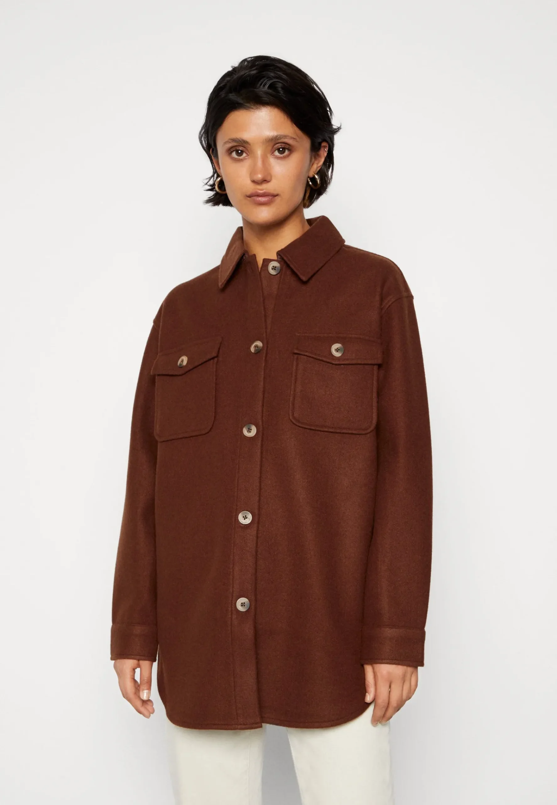 Pcjudy Shacket - Manteau Court|Pieces Clearance