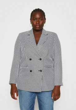 Pcnillan Check Blazer - Manteau Court|Pieces Curve Flash Sale