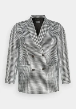 Pcnillan Check Blazer - Manteau Court|Pieces Curve Flash Sale