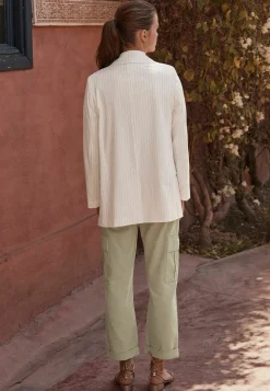 Pinstripe Blazer - Manteau Court|Next New