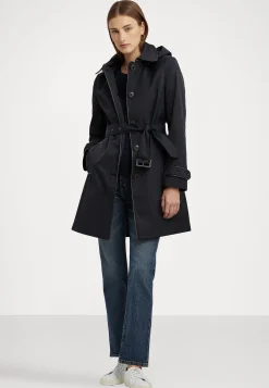 Piping Lined Coat - Trench|Lauren Ralph Lauren Flash Sale