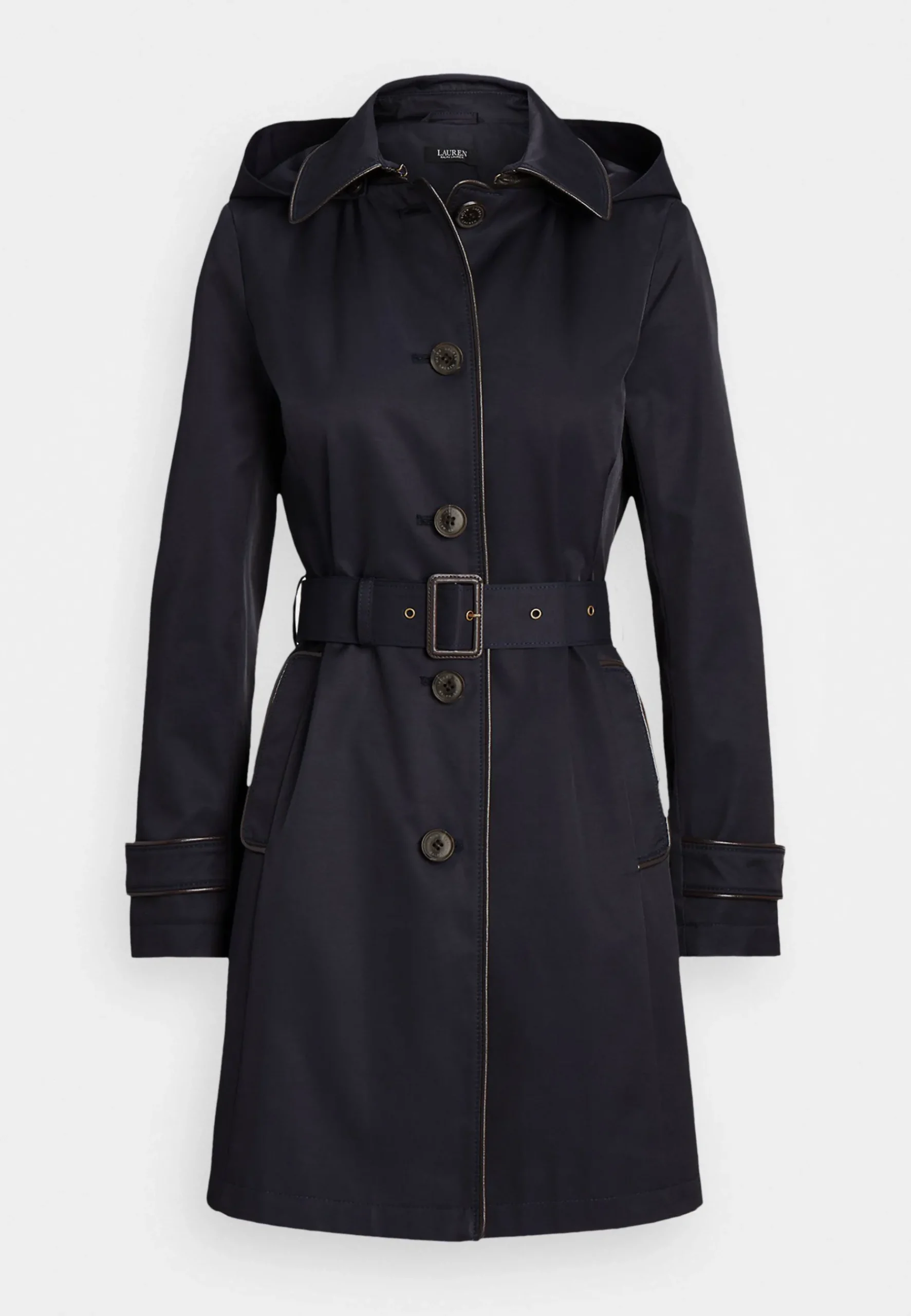 Piping Lined Coat - Trench|Lauren Ralph Lauren Flash Sale