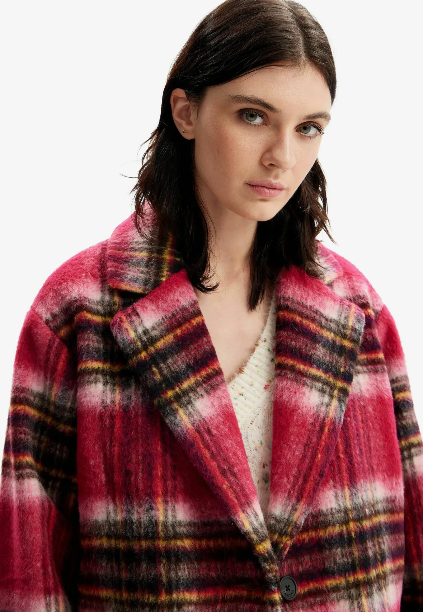 Plaid - Manteau Classique|Desigual Store