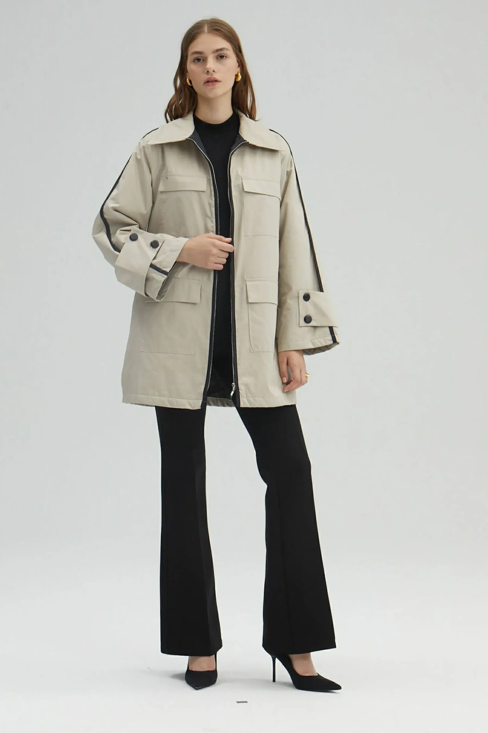 Pocket Detailed - Manteau Court|Touché Privé New
