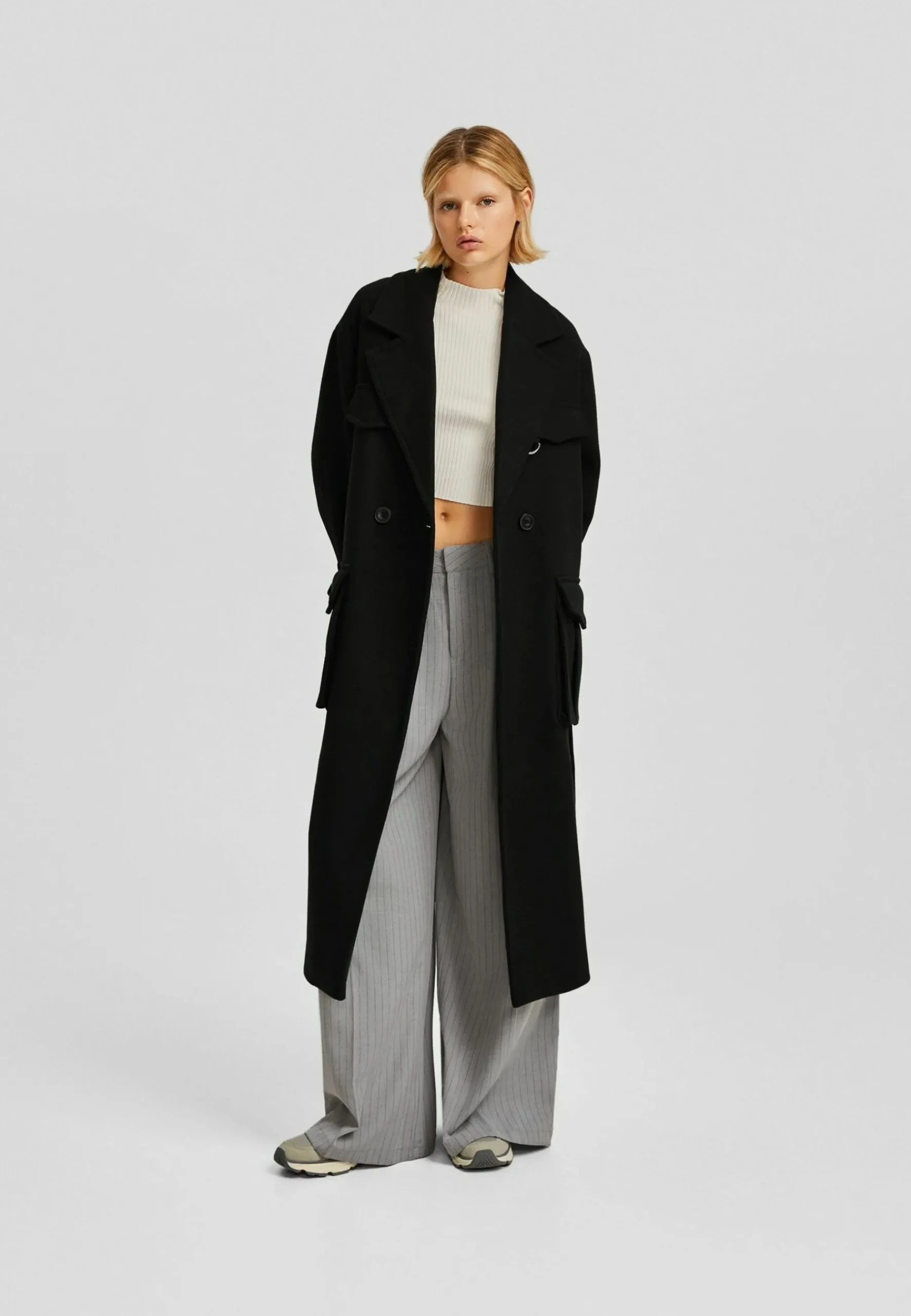 Pockets - Manteau Classique|Bershka Clearance