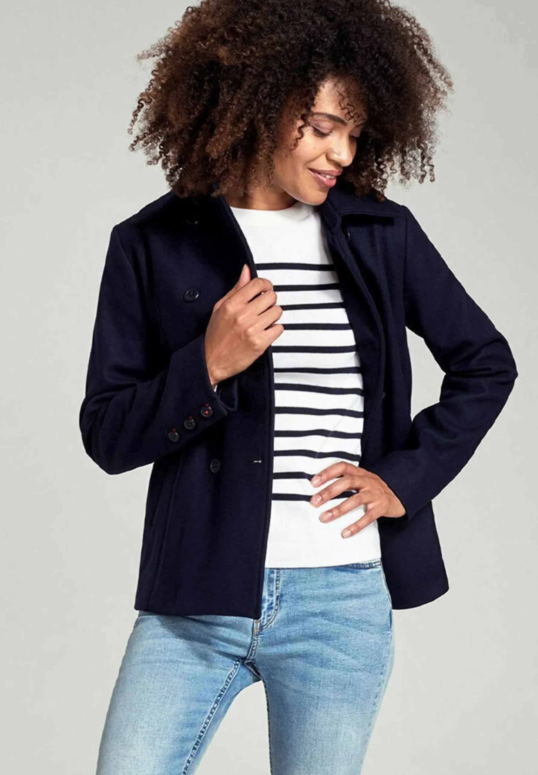 Pointe Du Van Caban - Manteau Court|Armor lux Flash Sale