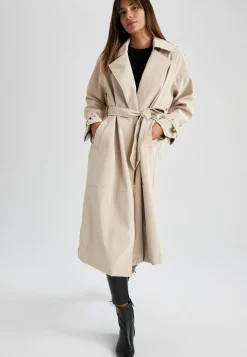 Regular Fit - Trench|DeFacto Discount