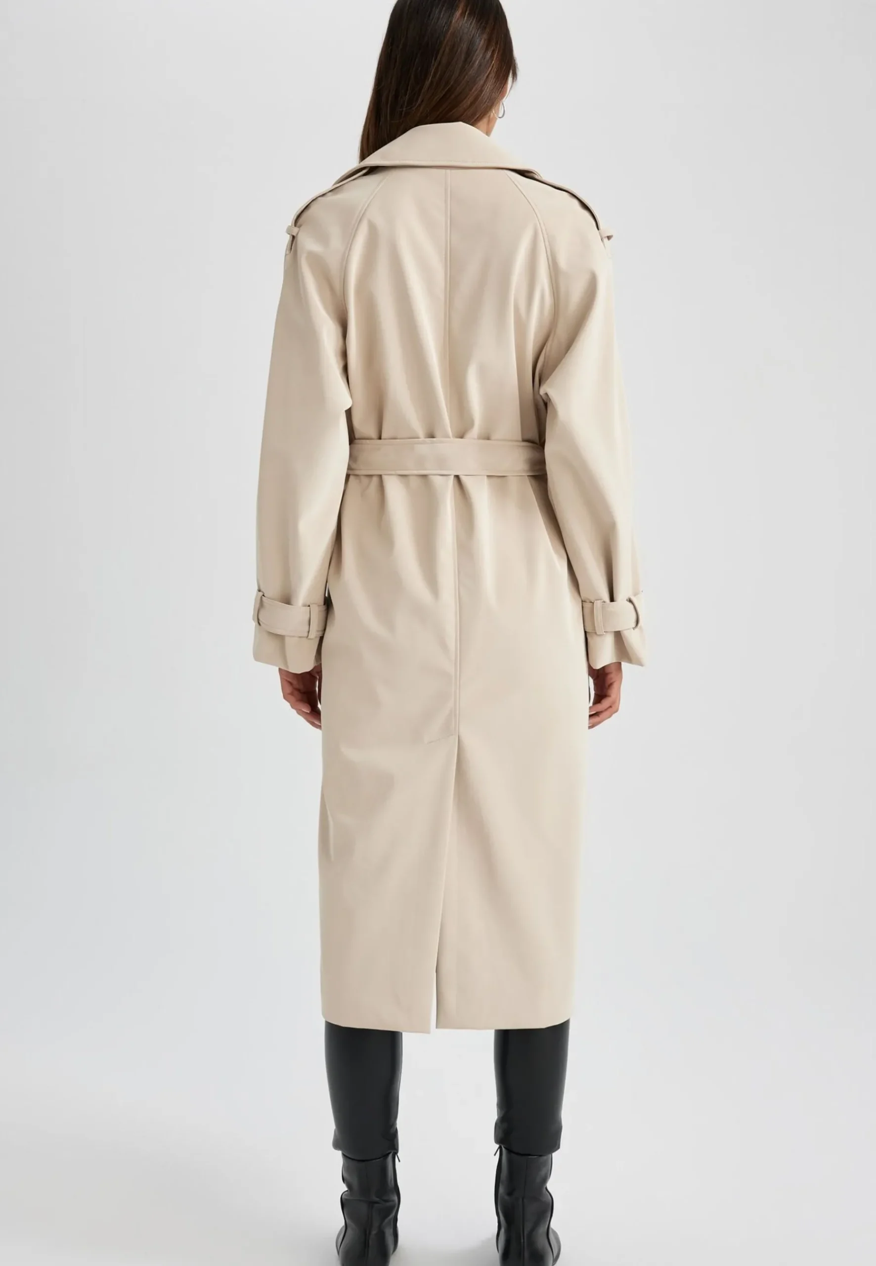 Regular Fit - Trench|DeFacto Discount