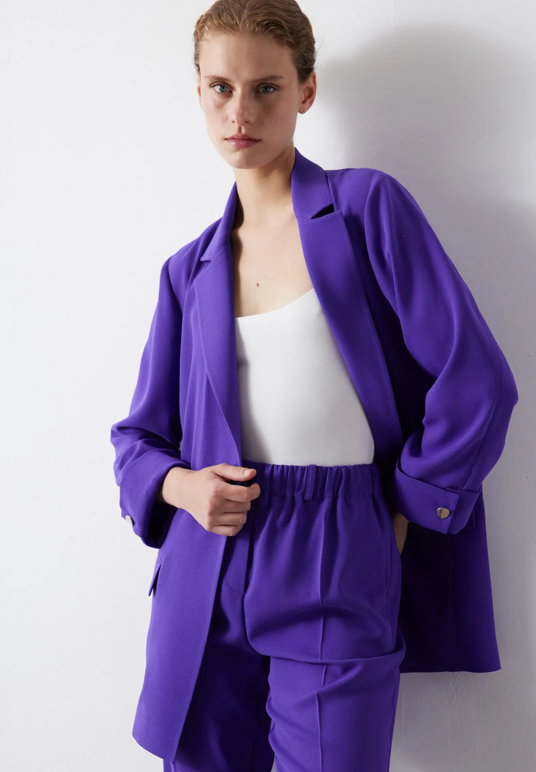 Regular Fit Flowy - Manteau Court|Ipekyol Hot