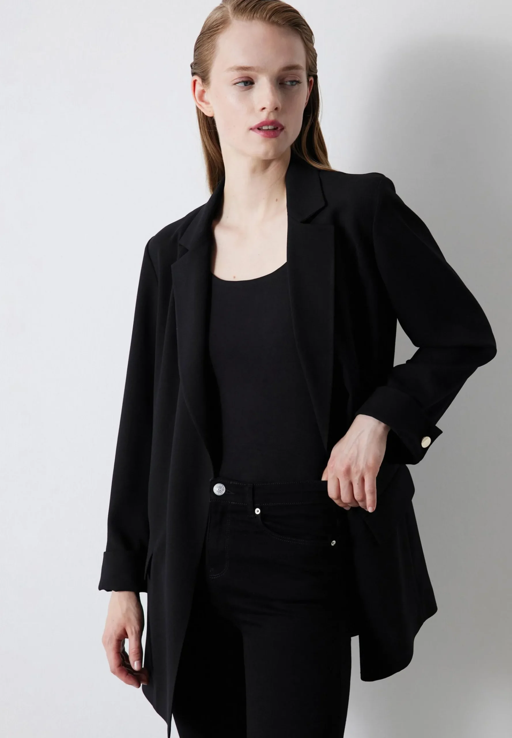 Regular Fit Flowy - Manteau Court|Ipekyol Discount