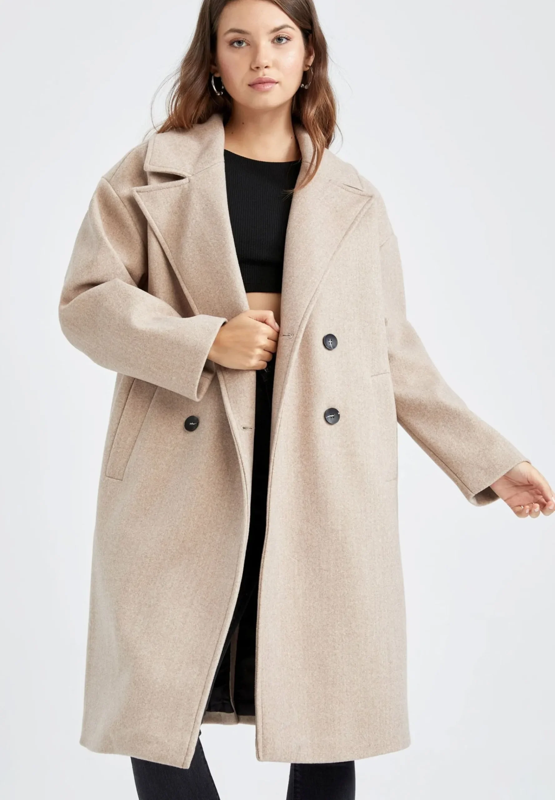 Relax Fit - Manteau Classique|DeFacto Online